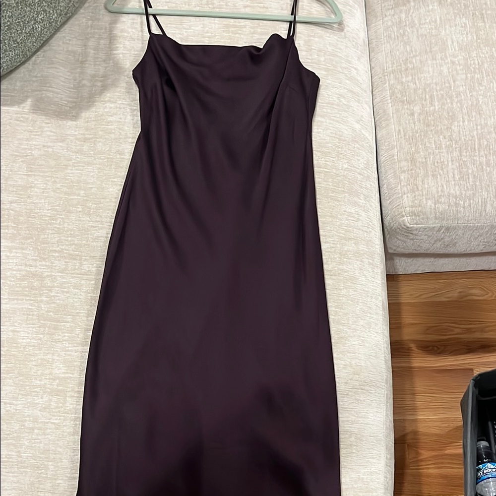 Express Deep Purple Midi Dress